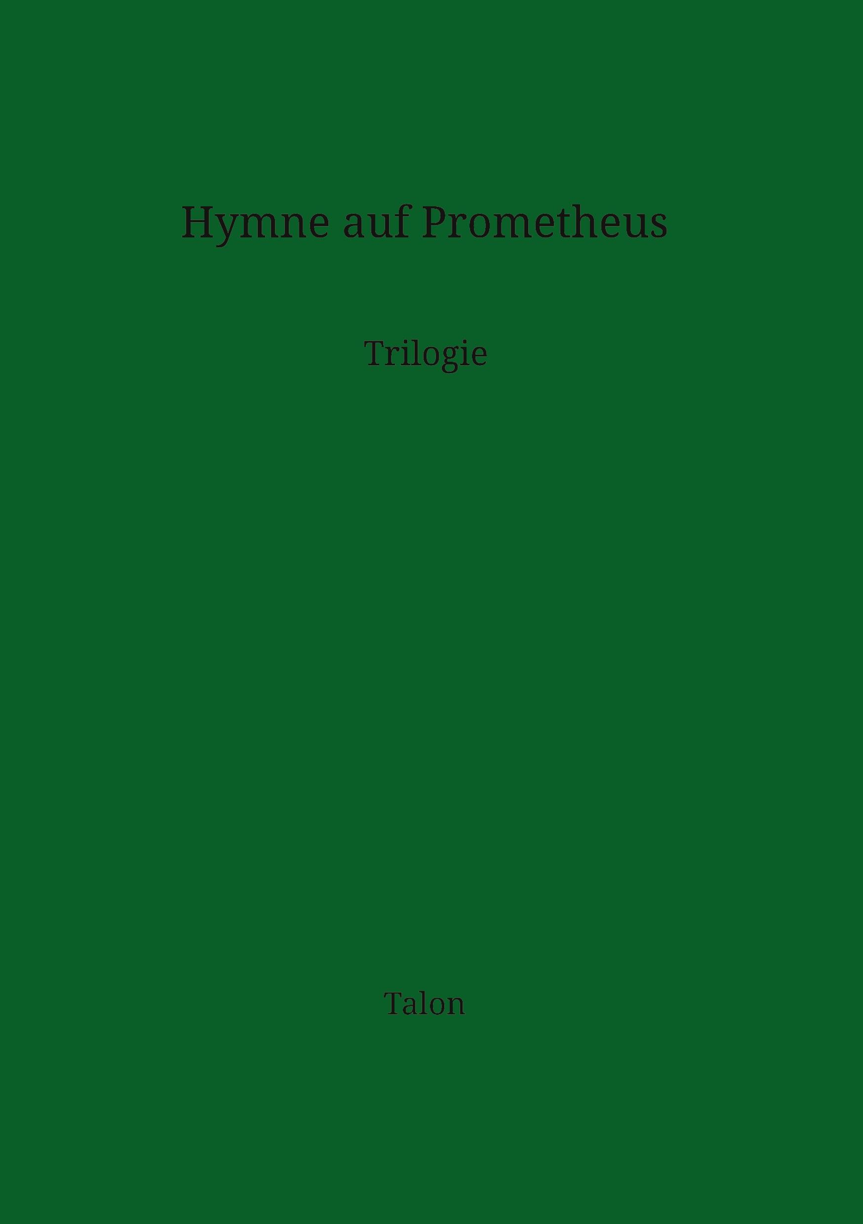 Vorderes Coverbild Hymne auf Prometheus