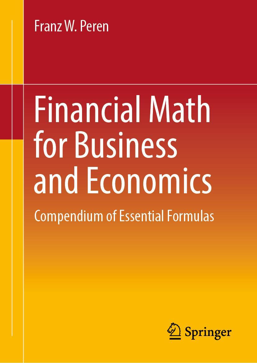 Vorderes Coverbild Financial Math for Business and Economics