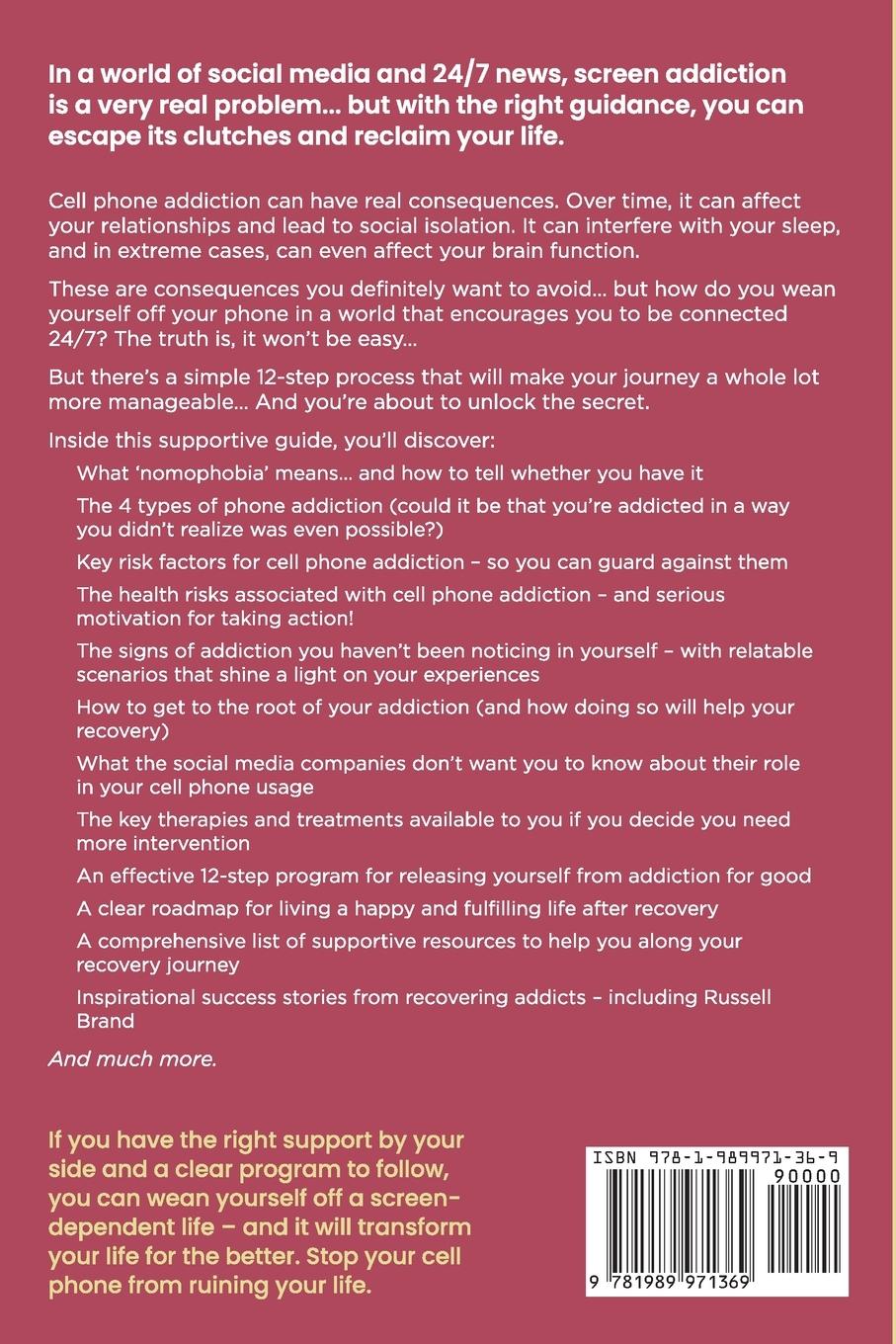 Rückseitencover Cell Phone and Screen Addiction Mastery