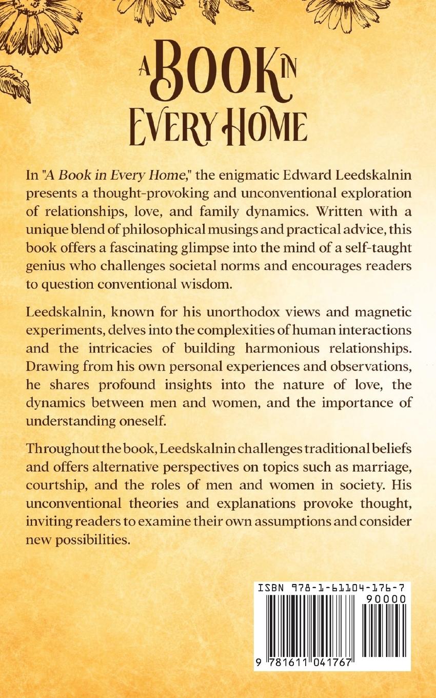 Rückseitencover A Book in Every Home