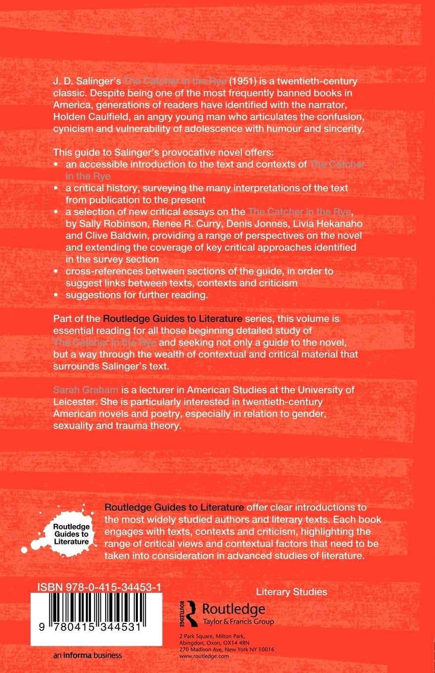 Rückseitencover J.D. Salinger's The Catcher in the Rye