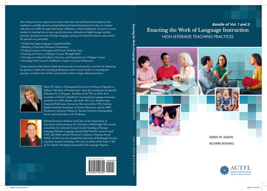 Vorderes Coverbild Enacting the Work of Language Instruction Bundle (Vol 1, Vol 2)