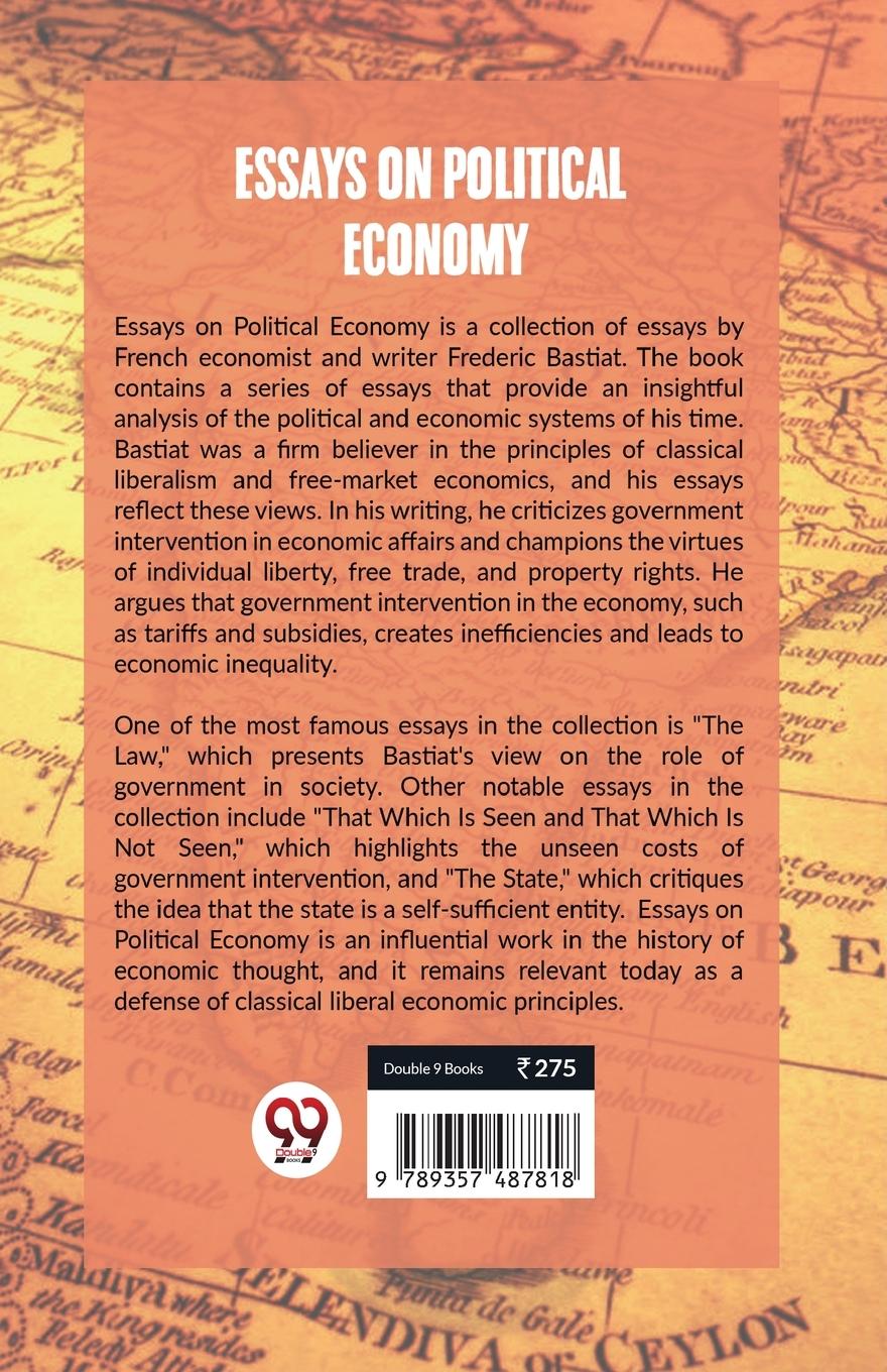 Rückseitencover Essays on Political Economy