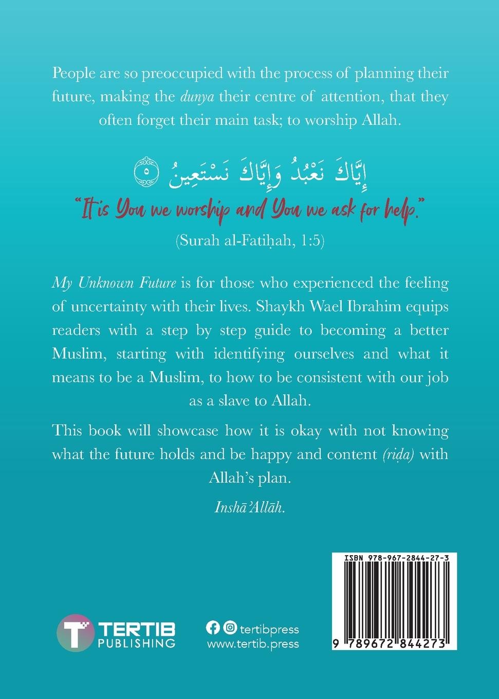 Rückseitencover My Unknown Future