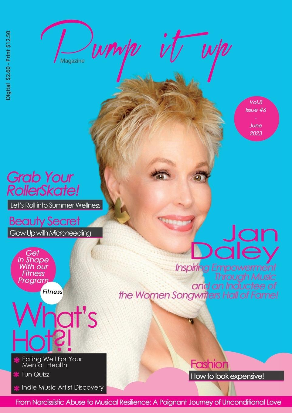 Rückseitencover Pump it up magazine - Jan Daley