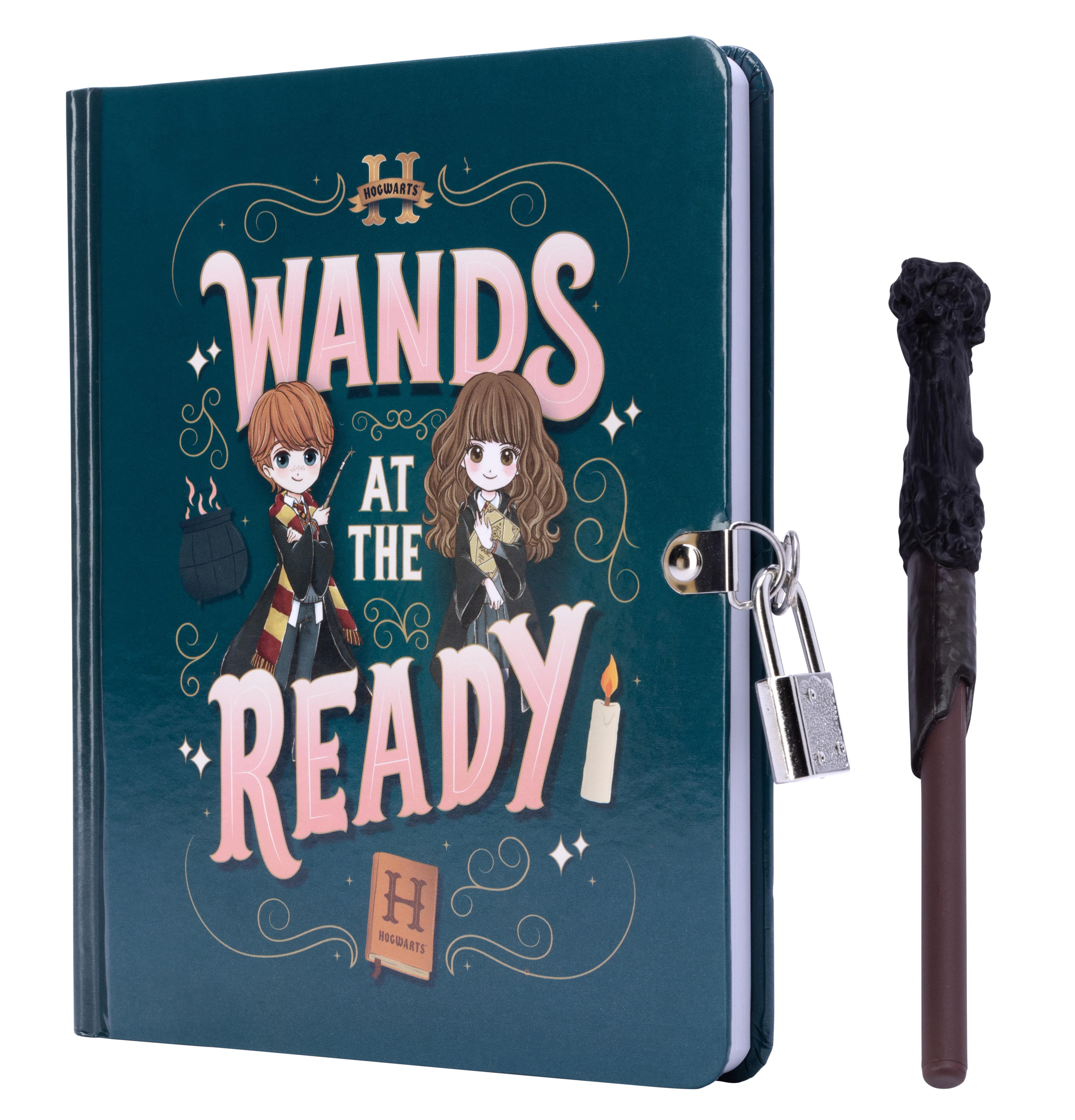 Vorderes Coverbild Harry Potter: Wands at the Ready Lock & Key Diary
