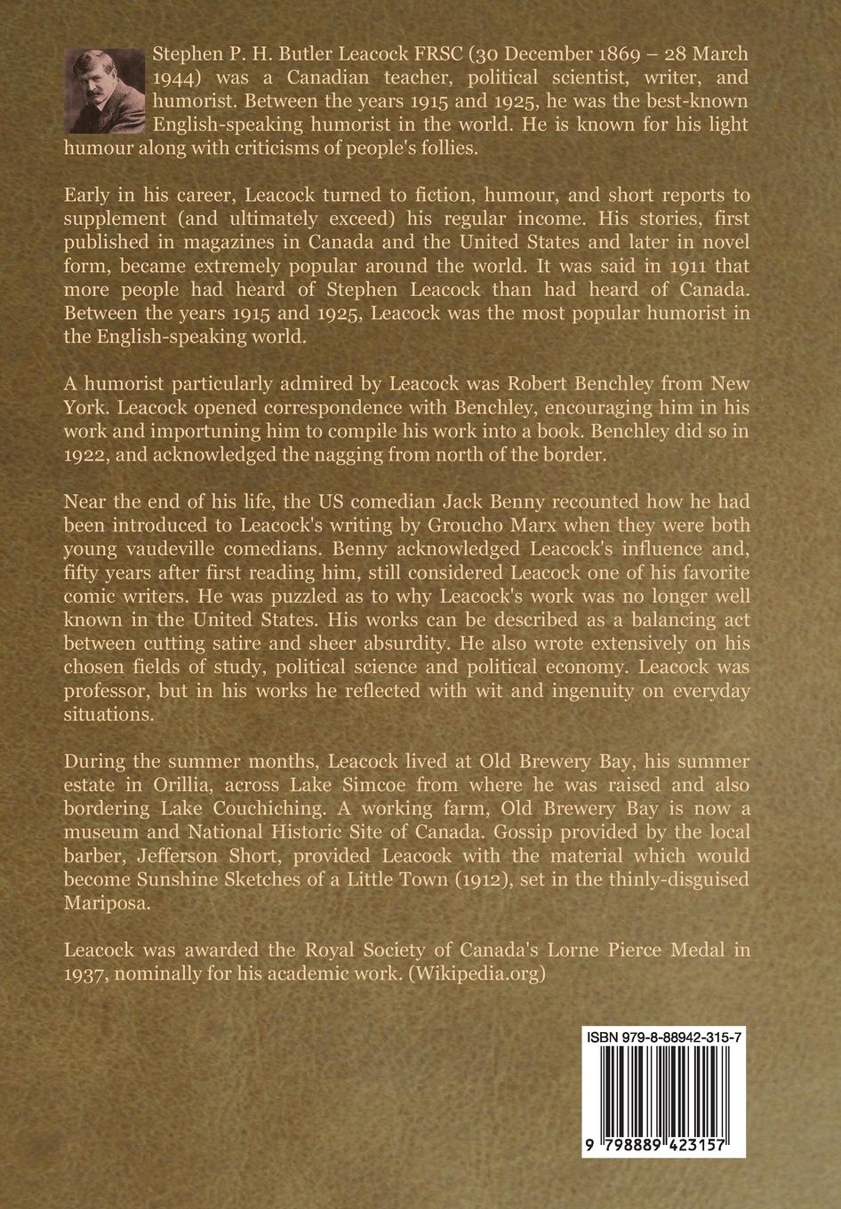 Rückseitencover Literary Lapses