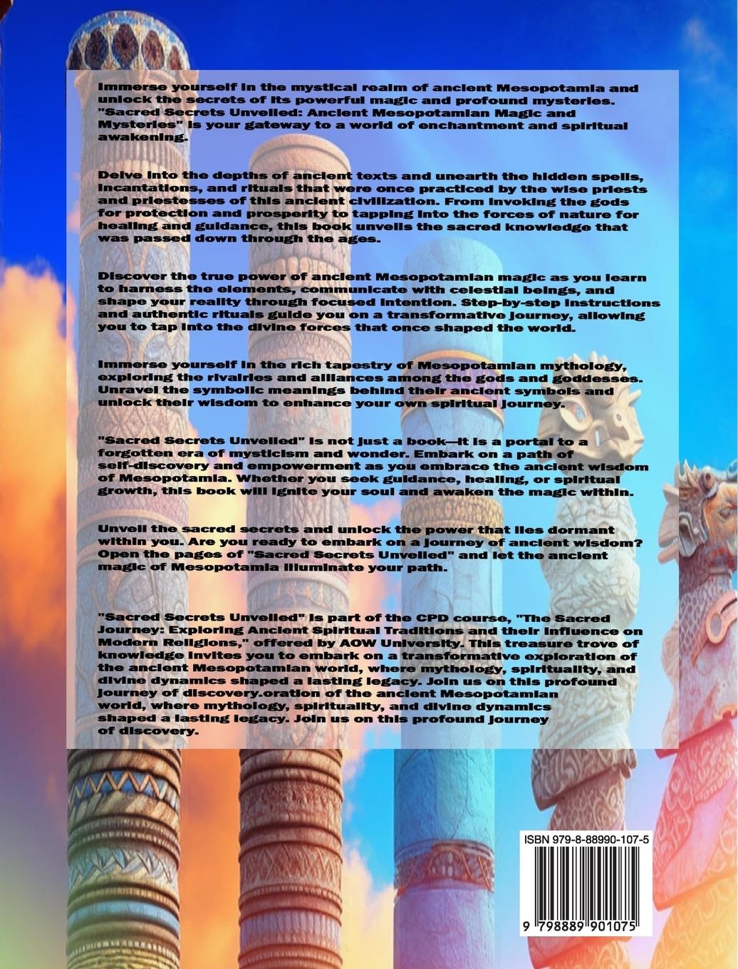 Rückseitencover Sacred Secrets Unveiled