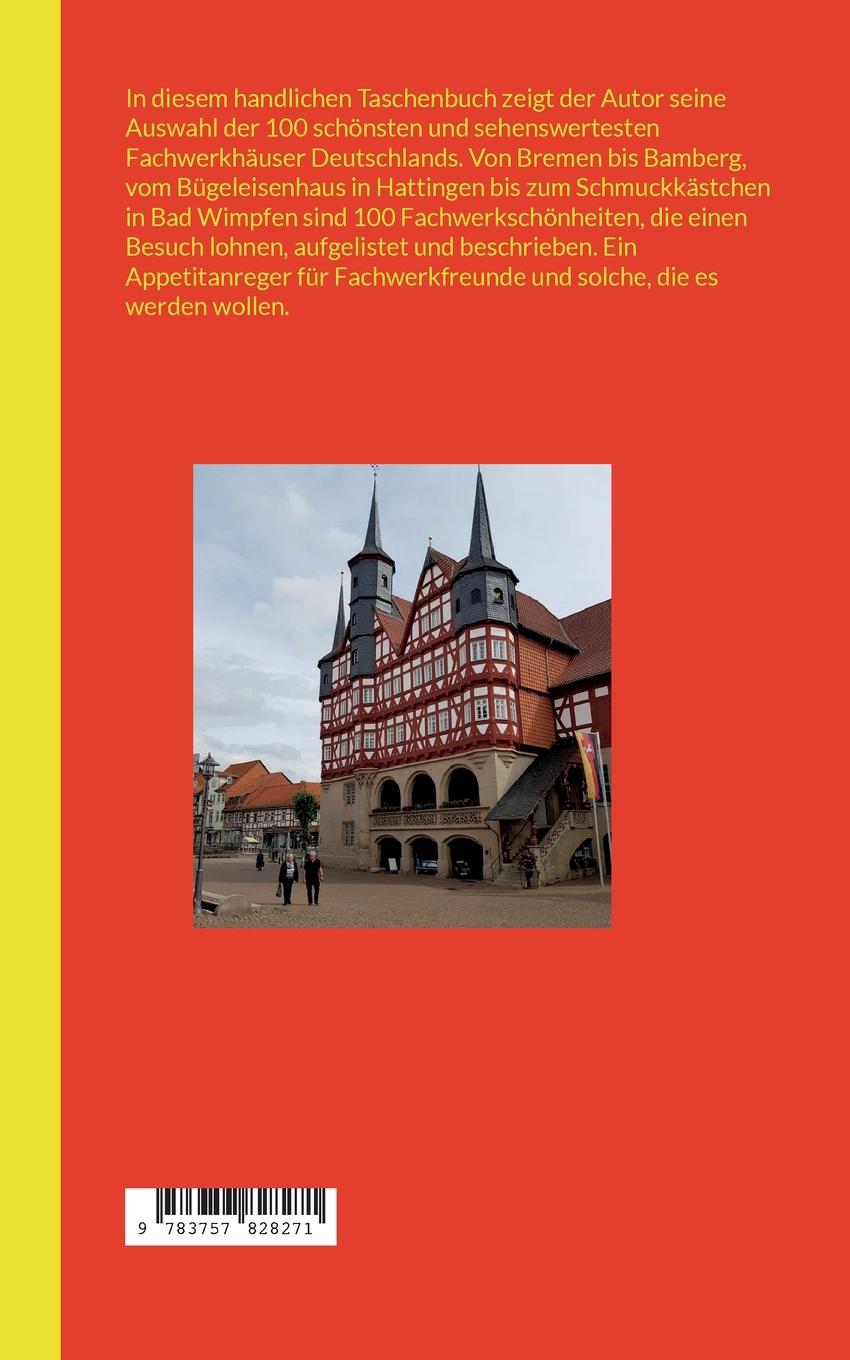 Rückseitencover Deutschlands schönste Fachwerkhäuser