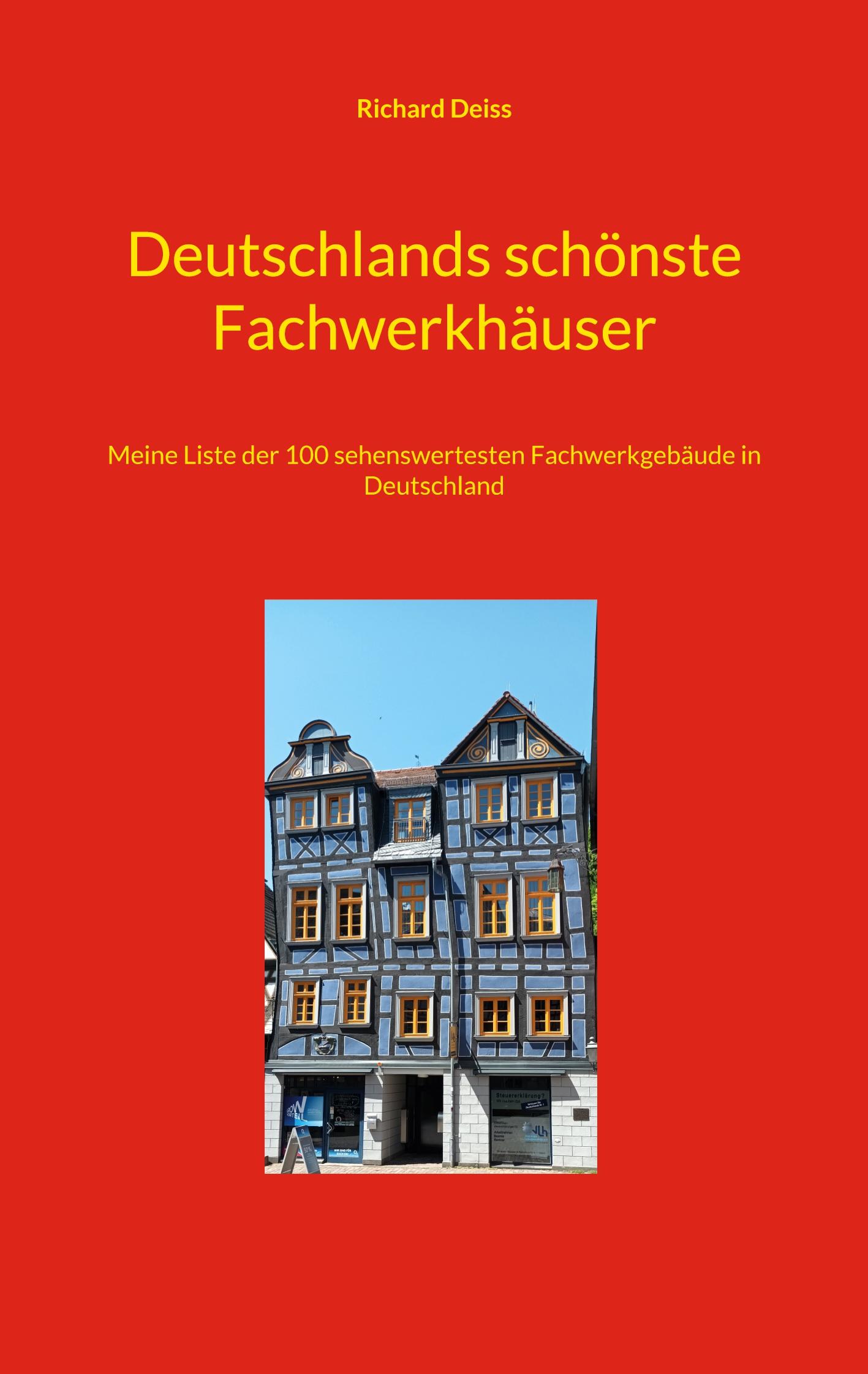Vorderes Coverbild Deutschlands schönste Fachwerkhäuser
