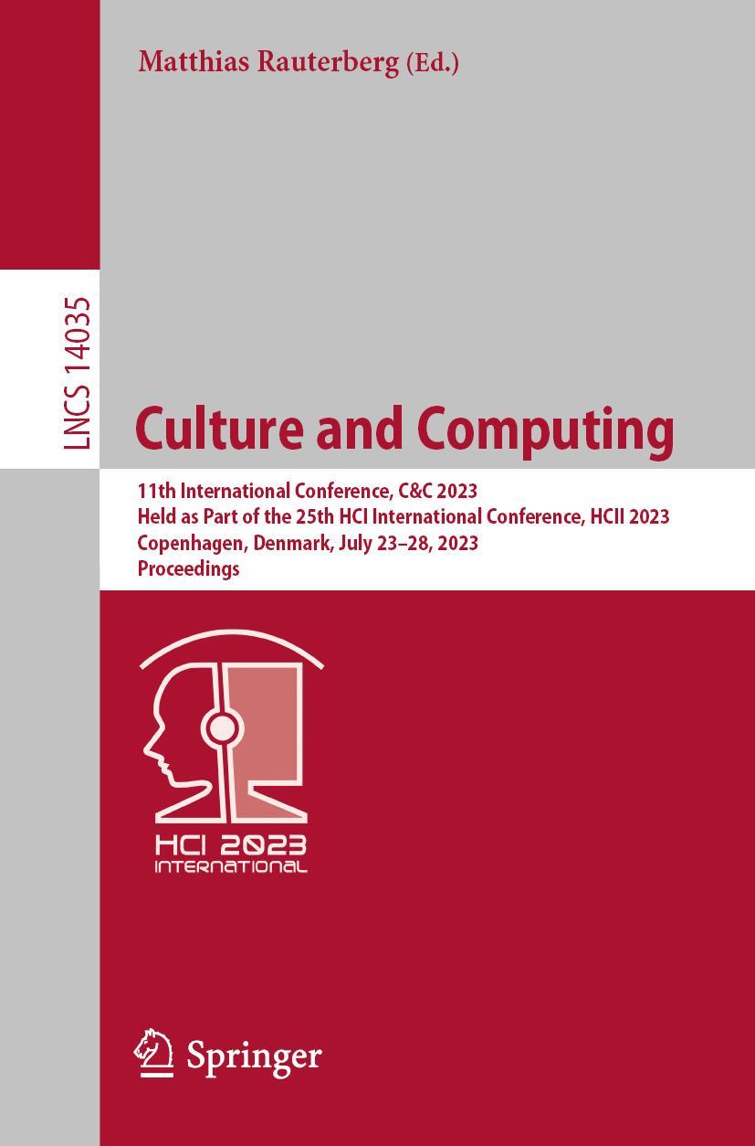 Vorderes Coverbild Culture and Computing