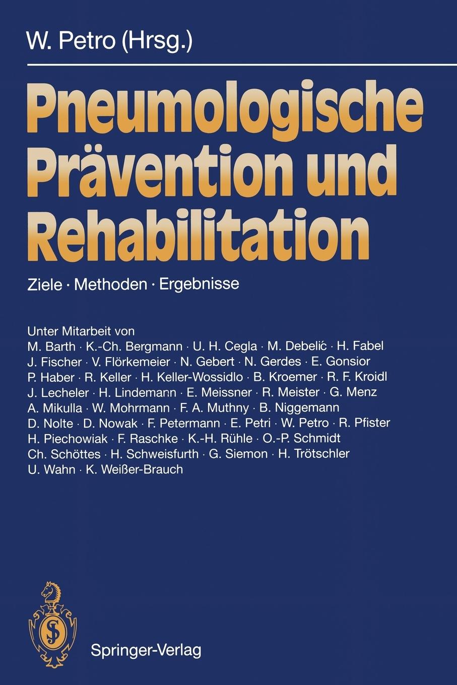 Vorderes Coverbild Pneumologische Prävention und Rehabilitation