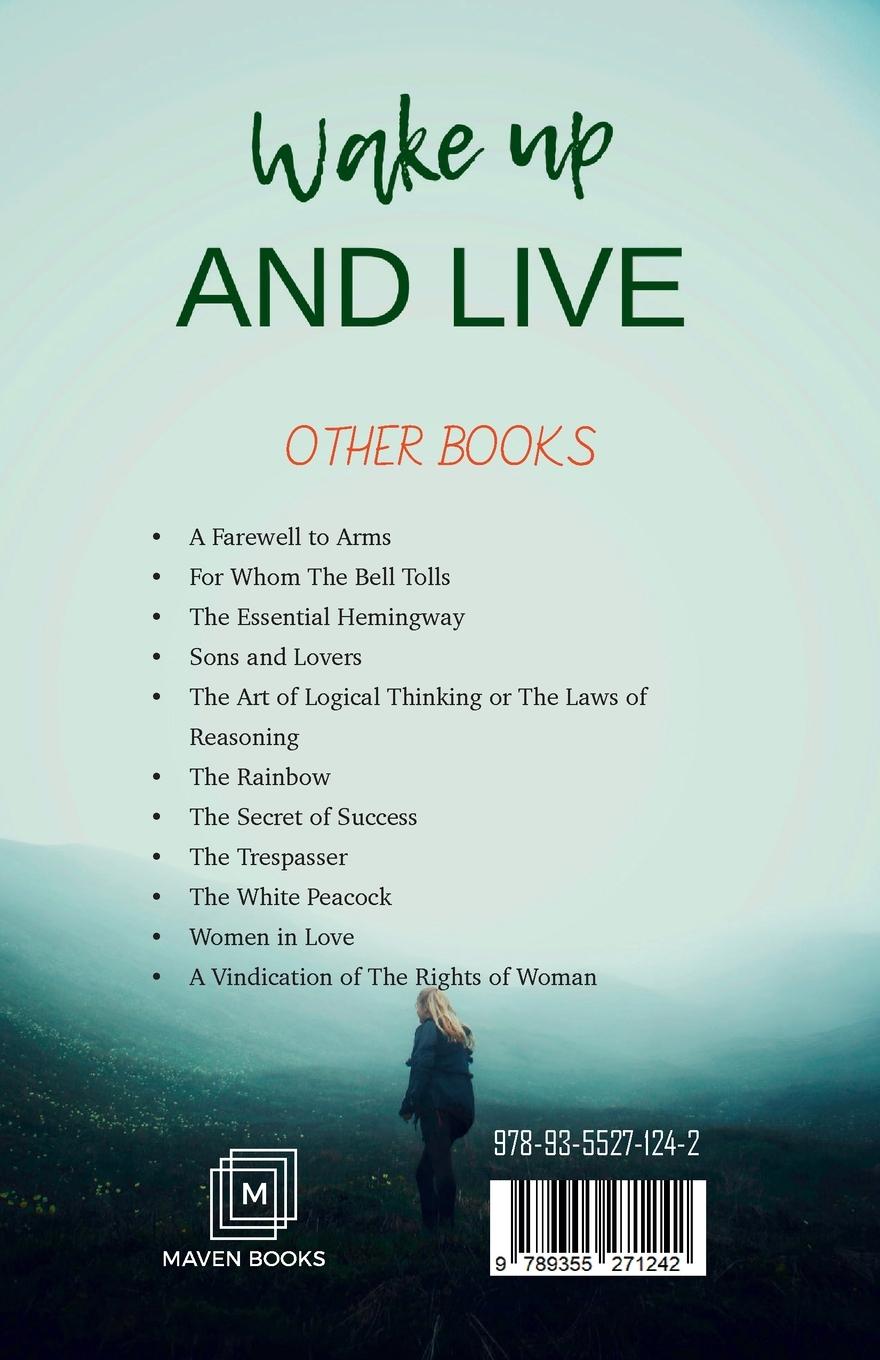 Rückseitencover Wake up and live