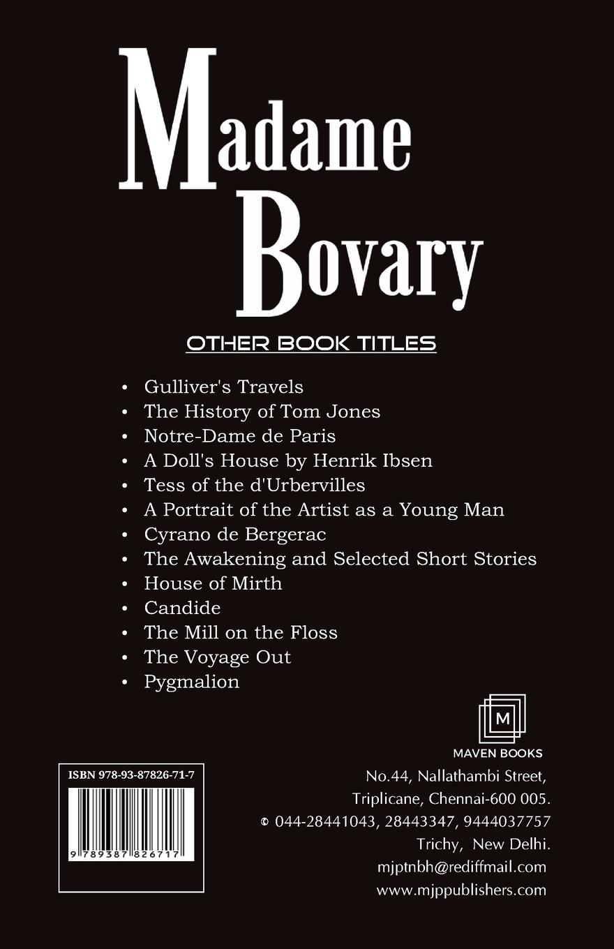 Rückseitencover Madame Bovary