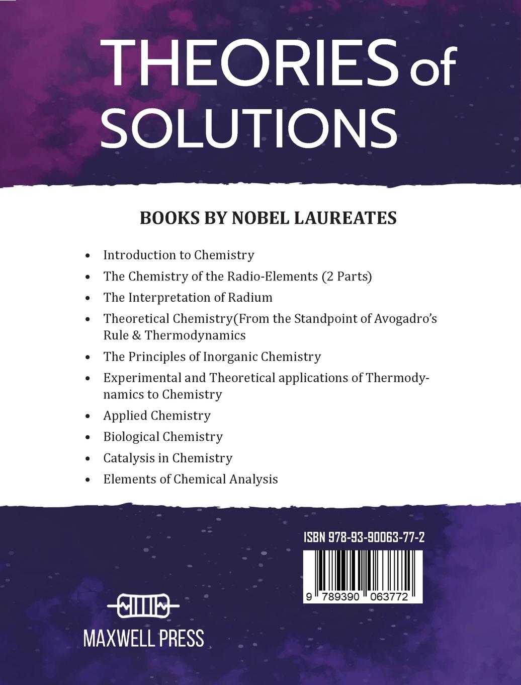 Rückseitencover Theories of Solutions