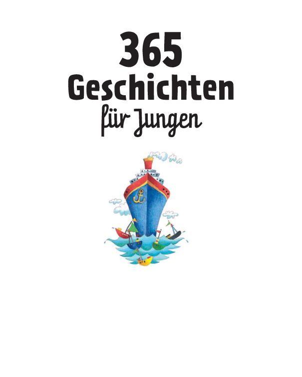 Beispielinhalt (Bild) 365 Geschichten für Jungen | Vorlesebuch für Kinder ab 3 Jahren
