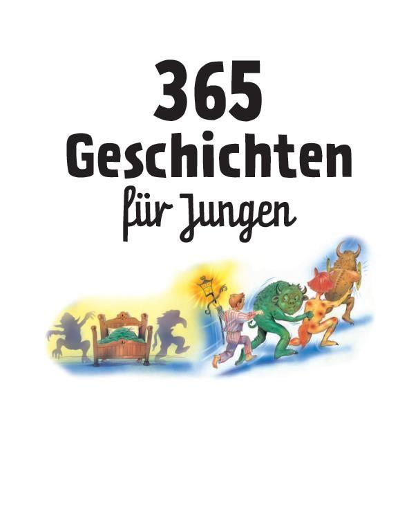 Beispielinhalt (Bild) 365 Geschichten für Jungen | Vorlesebuch für Kinder ab 3 Jahren