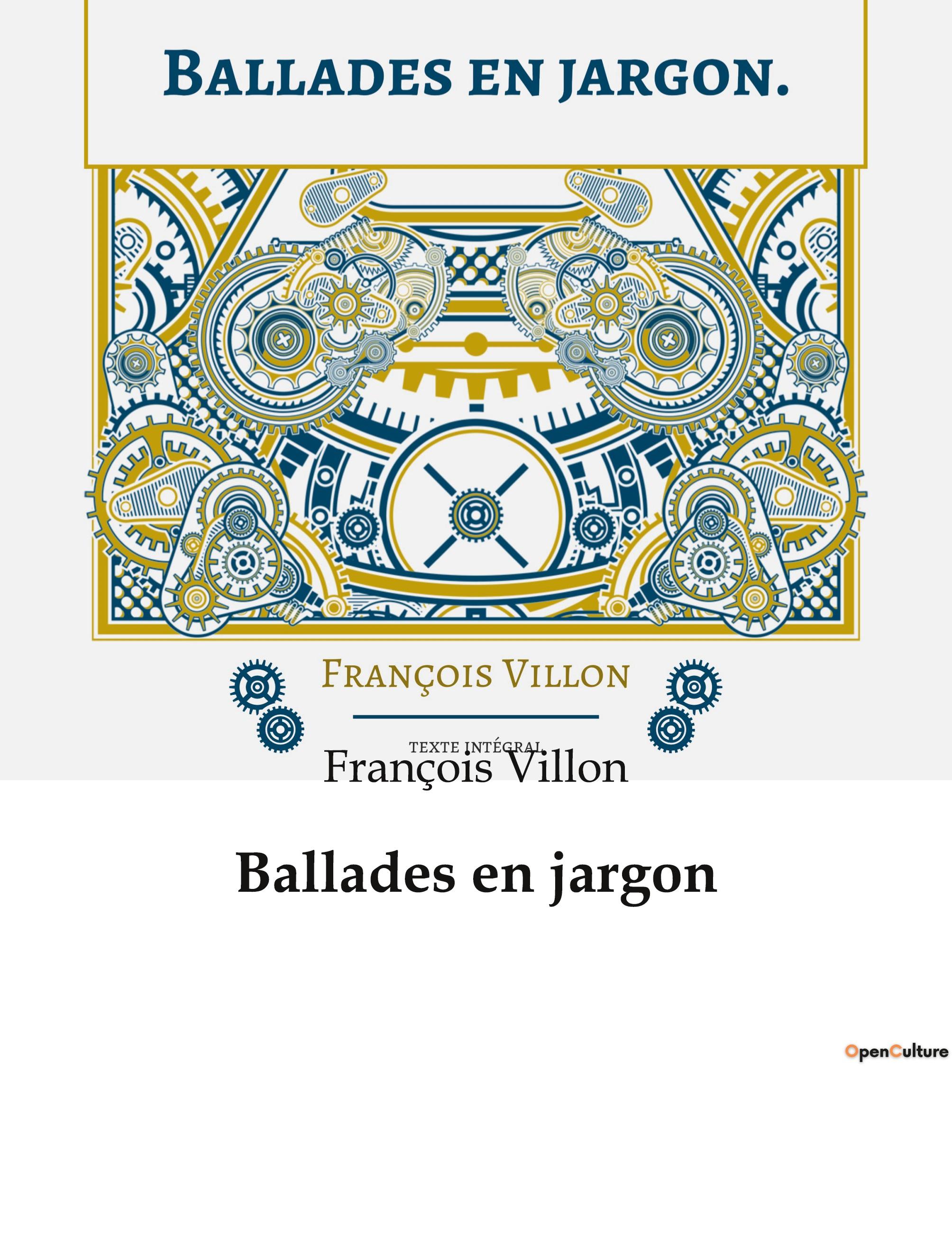Vorderes Coverbild Ballades en jargon