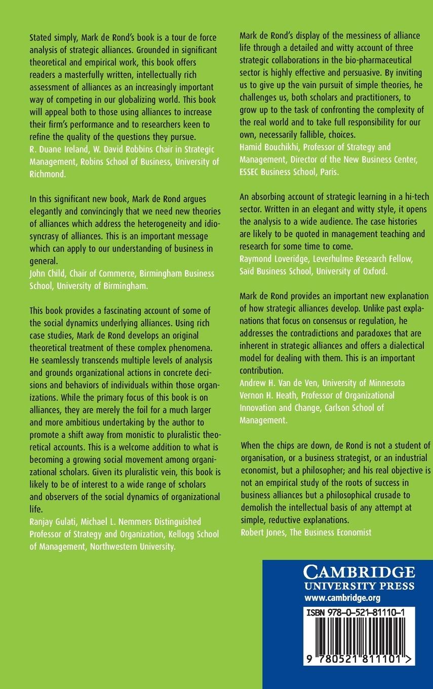 Rückseitencover Strategic Alliances as Social Facts