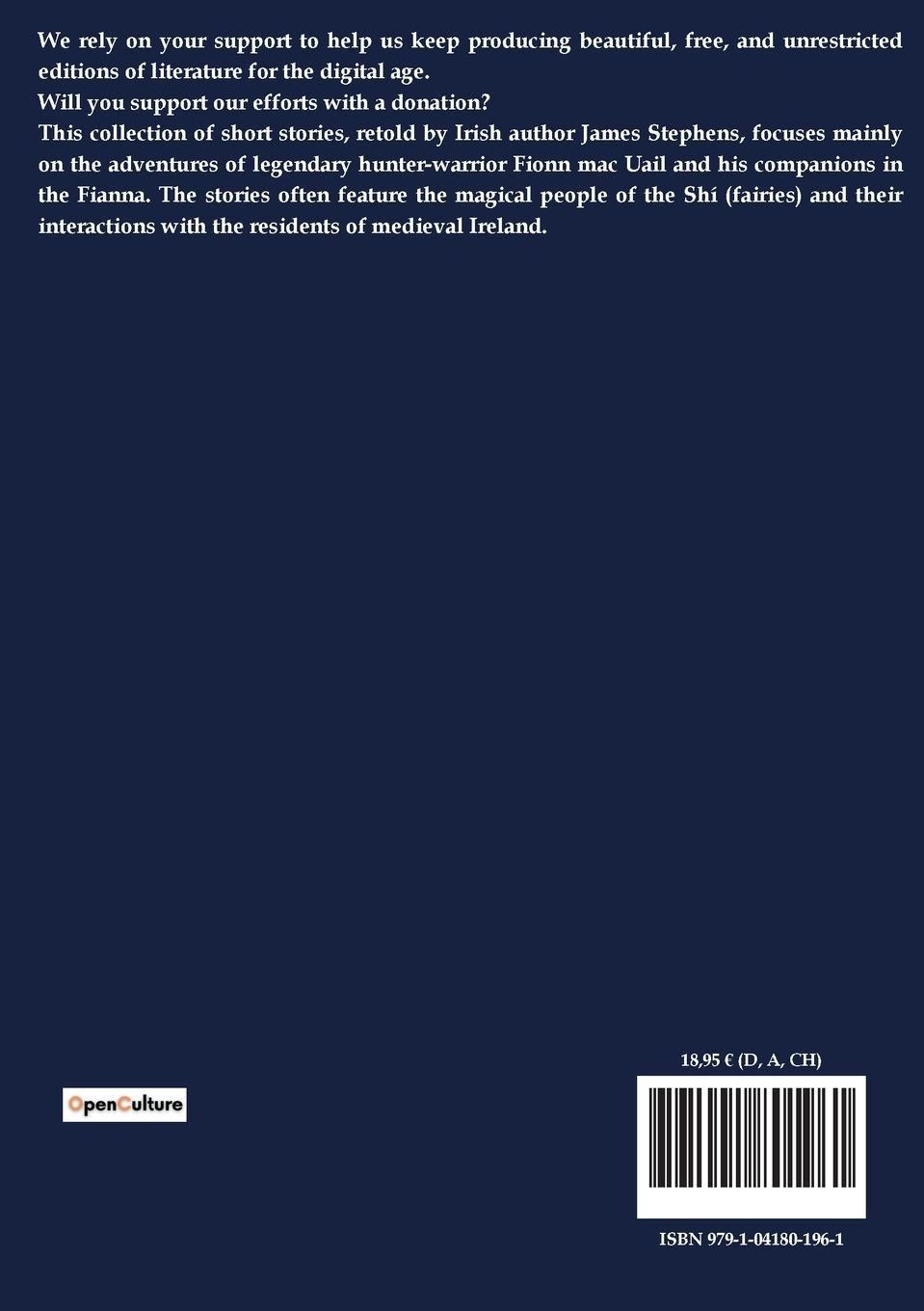 Rückseitencover Irish Fairy Tales