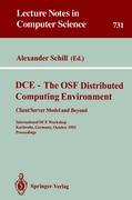 Vorderes Coverbild DCE - The OSF Distributed Computing Environment, Client/Server Model and Beyond