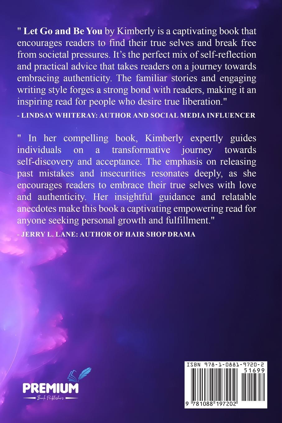 Rückseitencover Let Go & Be You