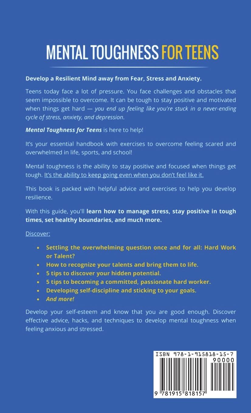 Rückseitencover Mental Toughness For Teens