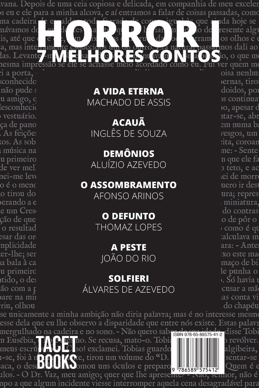 Rückseitencover 7 melhores contos - Horror I