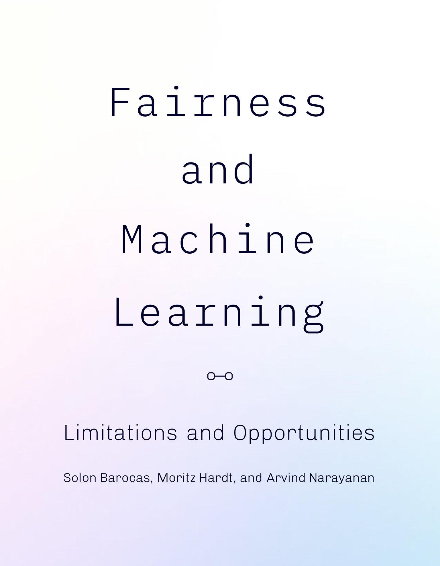 Vorderes Coverbild Fairness and Machine Learning