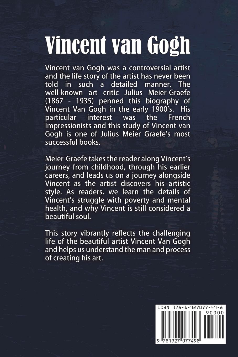 Rückseitencover Vincent Van Gogh - His Life Story (English Edition)