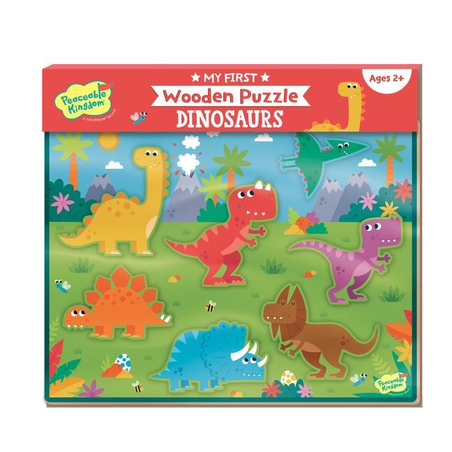 Vorderes Coverbild My First Wooden Puzzle: Dinosaurs