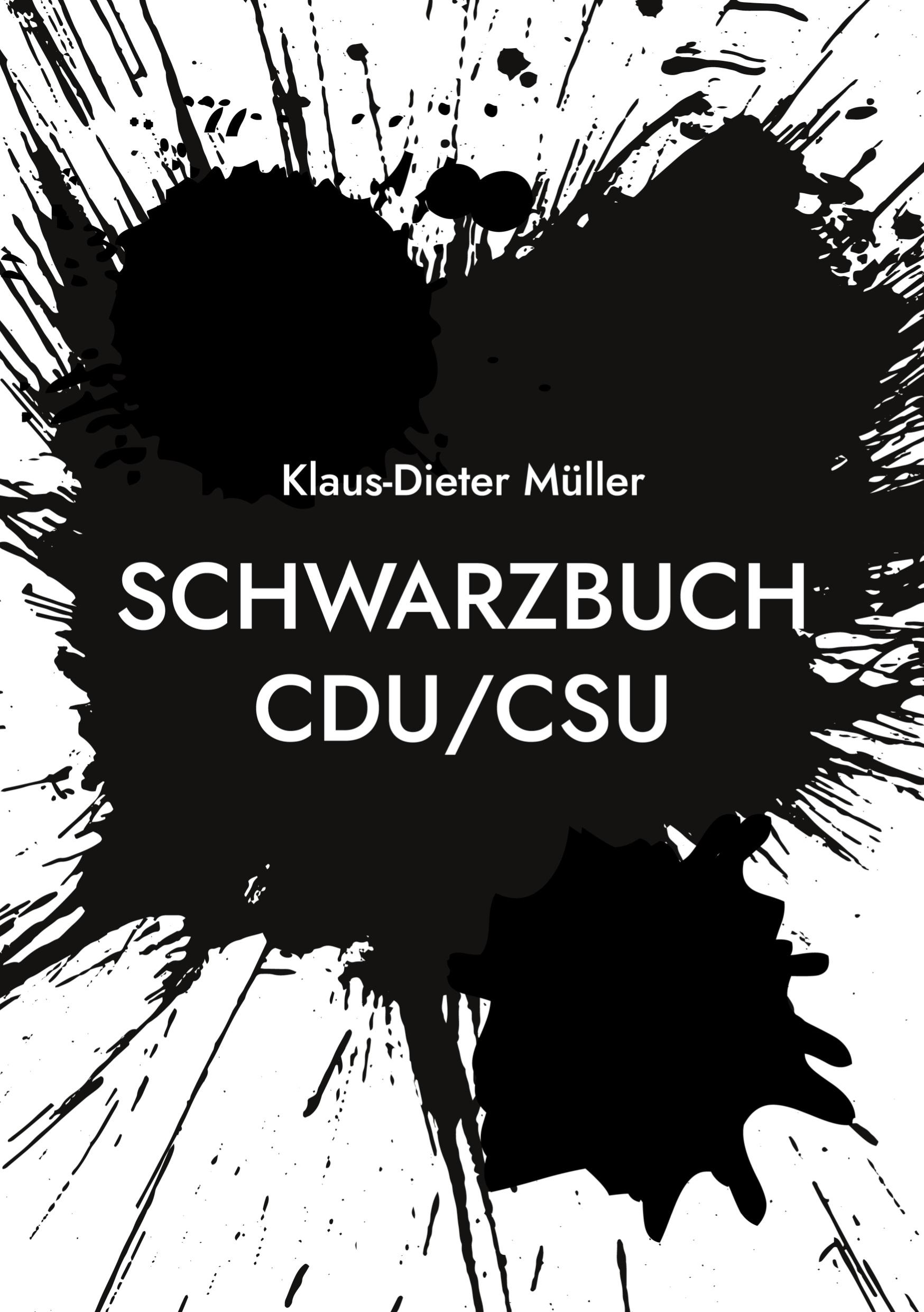 Vorderes Coverbild Schwarzbuch CDU/CSU