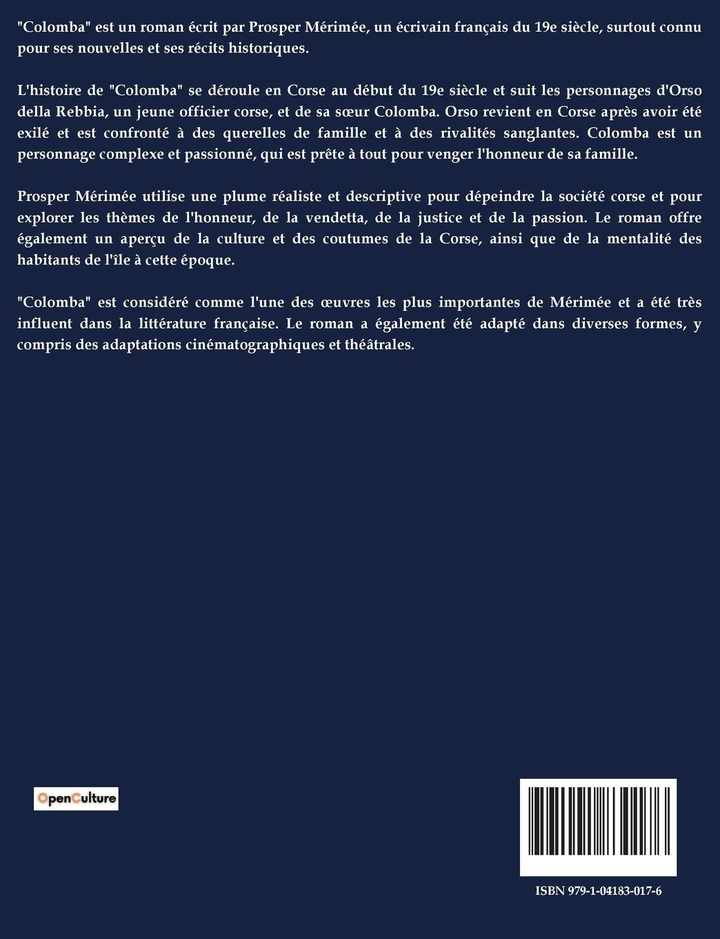 Rückseitencover COLOMBA