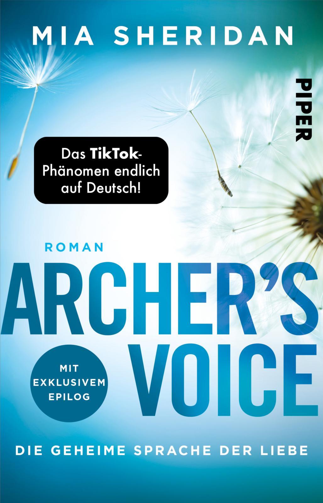 Vorderes Coverbild Archer's Voice. Die geheime Sprache der Liebe