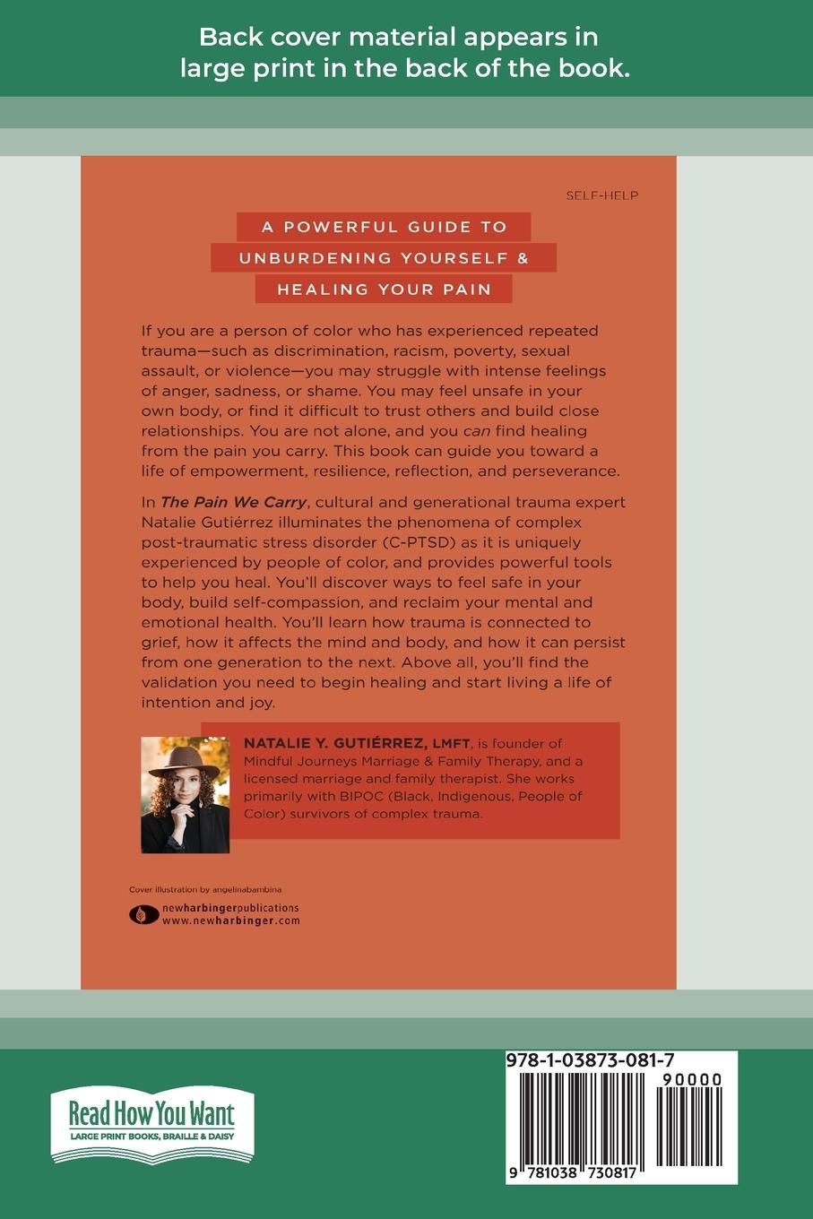 Rückseitencover The Pain We Carry