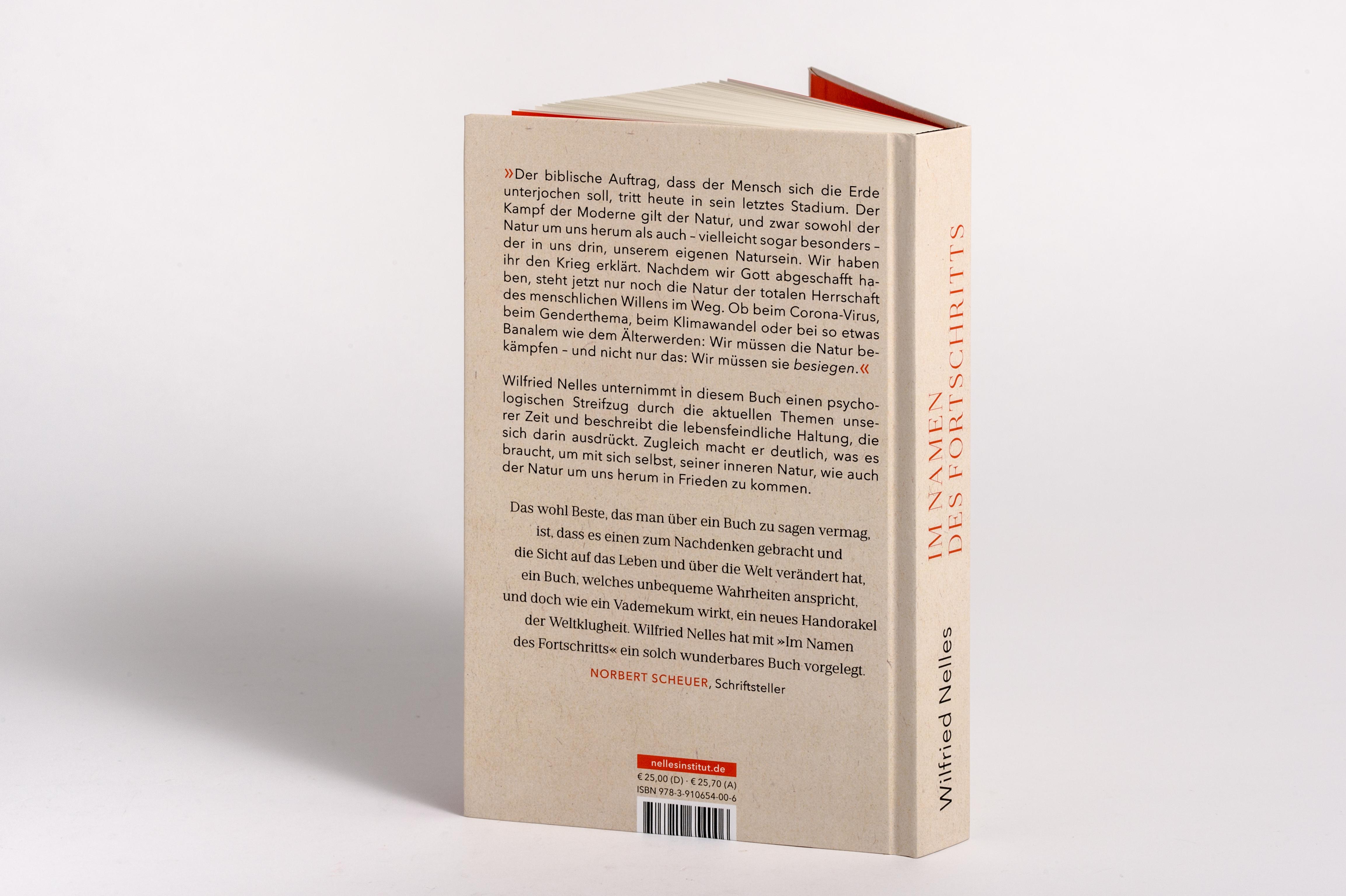 Rückseitencover Im Namen des Fortschritts