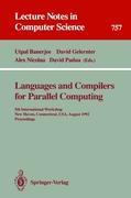 Vorderes Coverbild Languages and Compilers for Parallel Computing