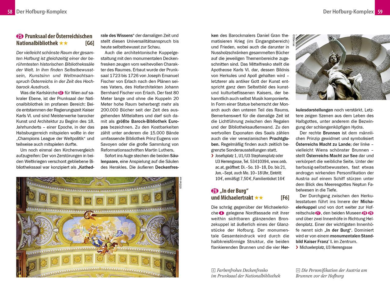 Beispielinhalt (Bild) Reise Know-How Reiseführer Wien (CityTrip PLUS)