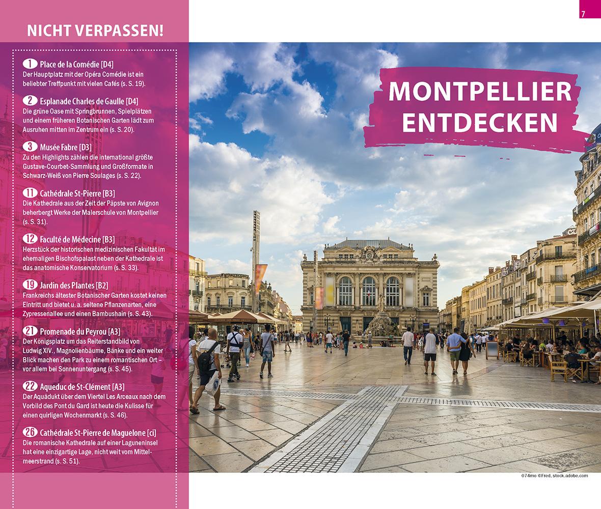 Beispielinhalt (Bild) Reise Know-How CityTrip Montpellier