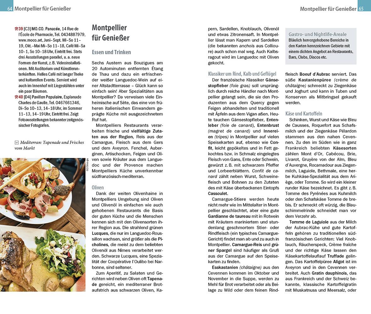 Beispielinhalt (Bild) Reise Know-How CityTrip Montpellier