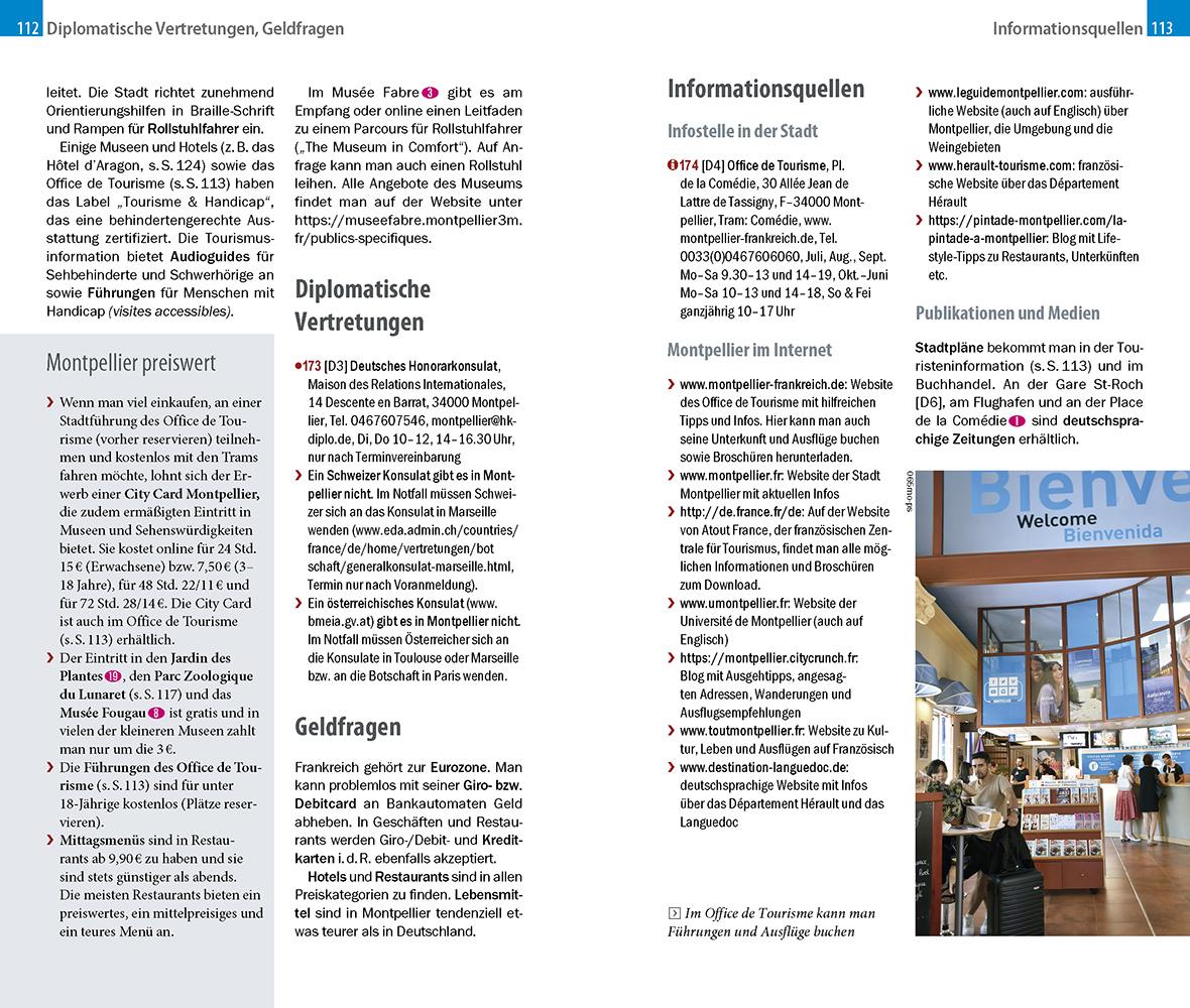 Beispielinhalt (Bild) Reise Know-How CityTrip Montpellier