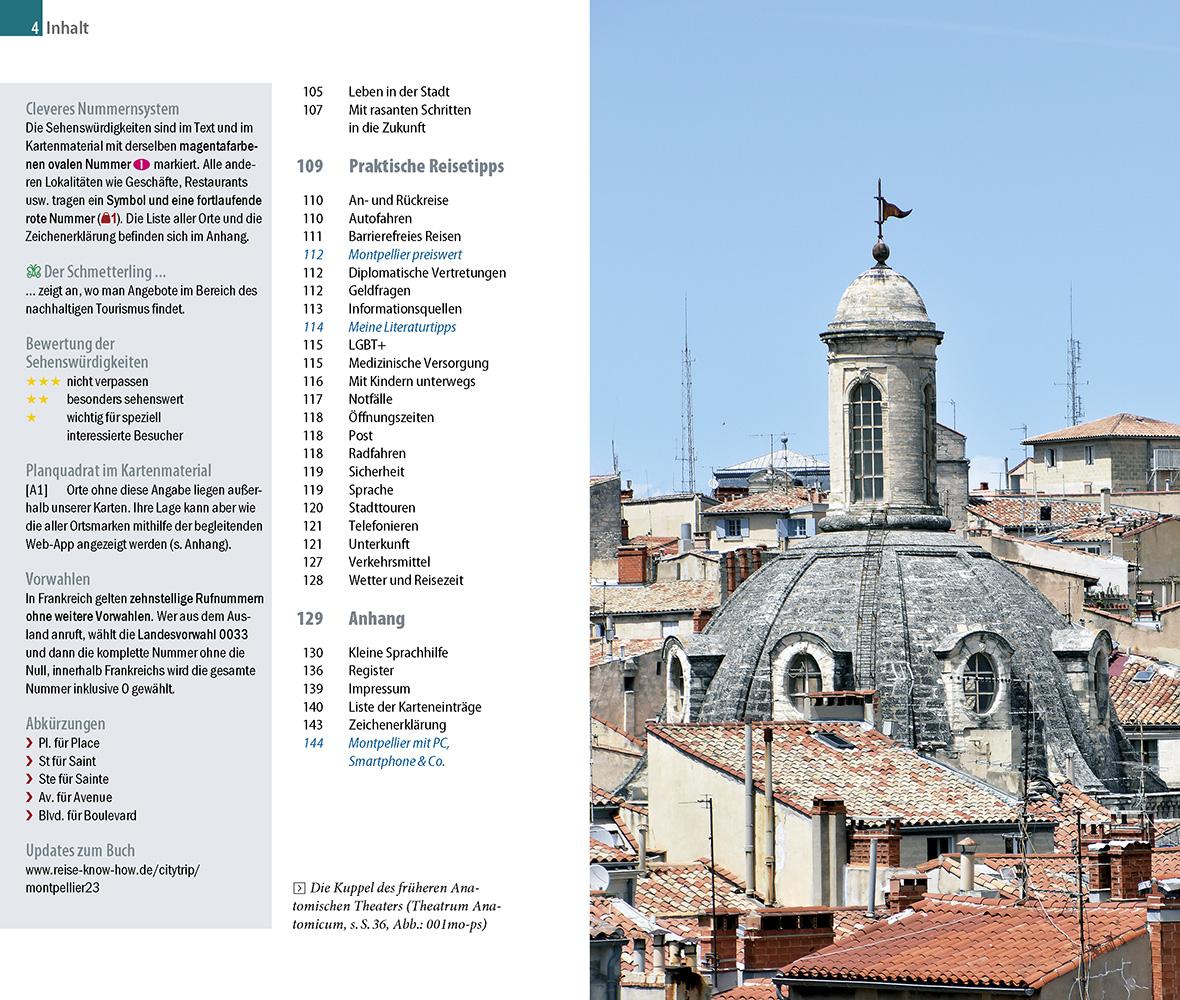 Beispielinhalt (Bild) Reise Know-How CityTrip Montpellier