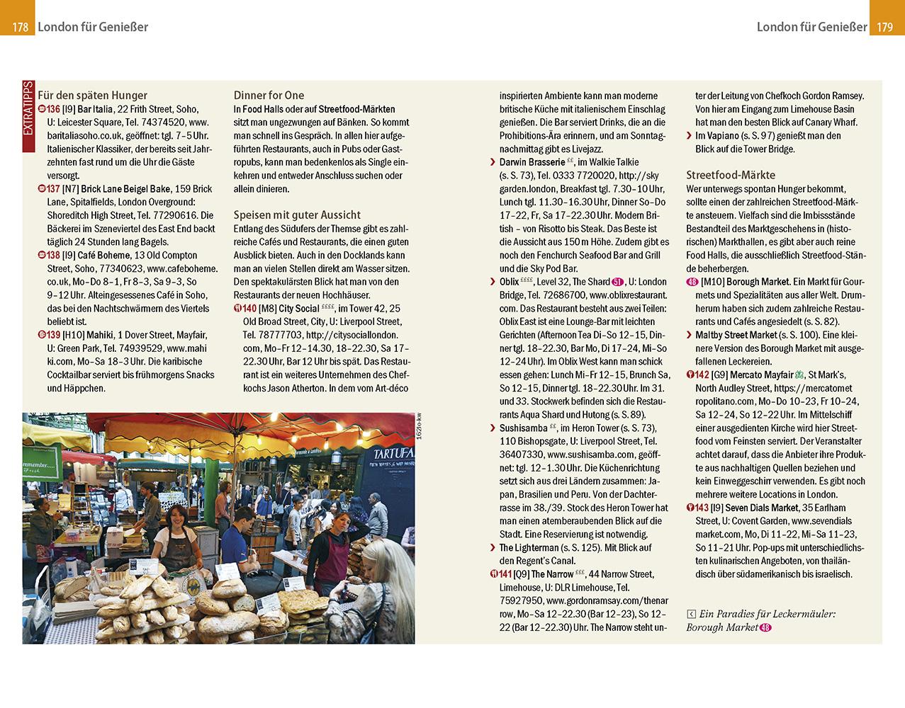 Beispielinhalt (Bild) Reise Know-How Reiseführer London (CityTrip PLUS)