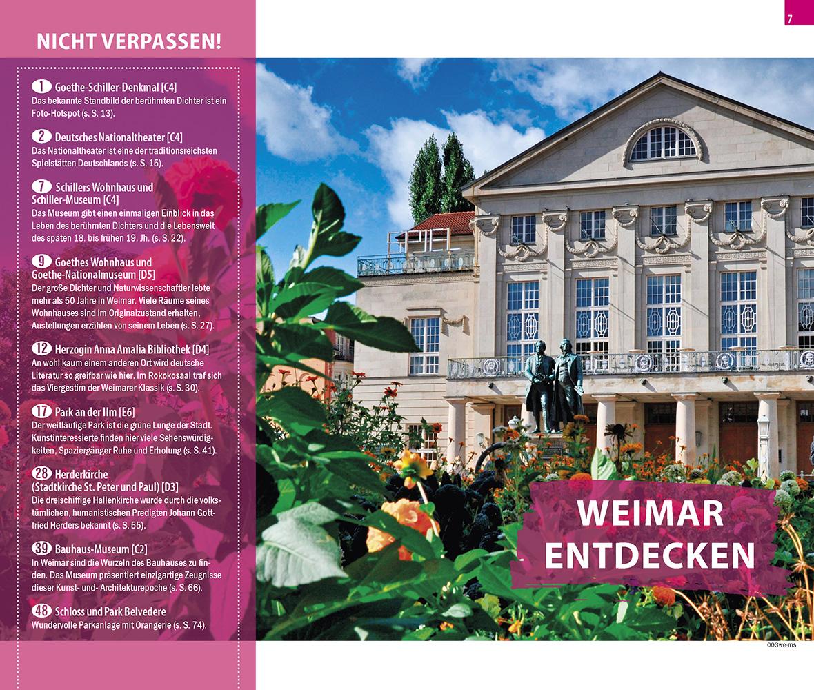 Beispielinhalt (Bild) Reise Know-How CityTrip Weimar