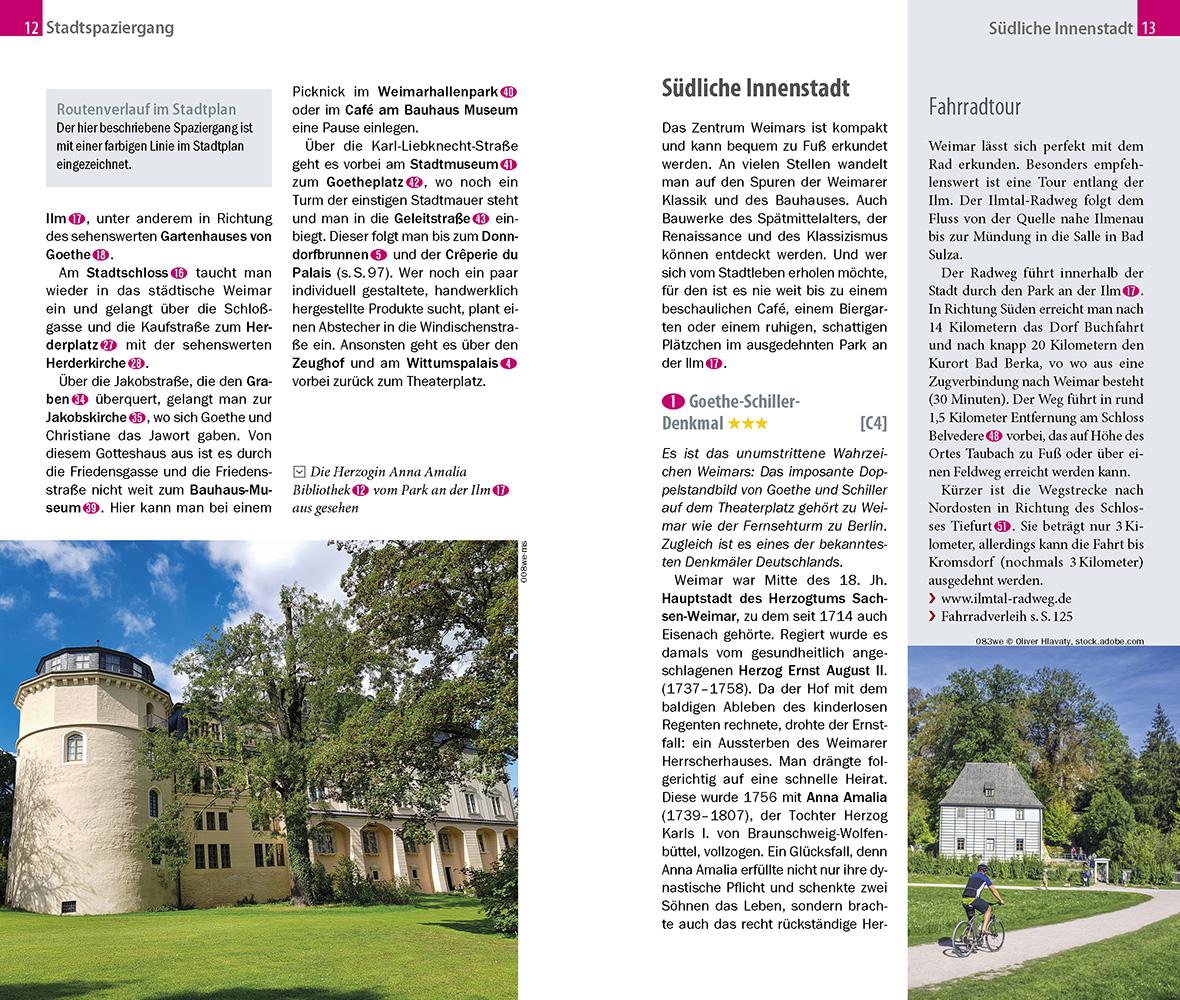 Beispielinhalt (Bild) Reise Know-How CityTrip Weimar