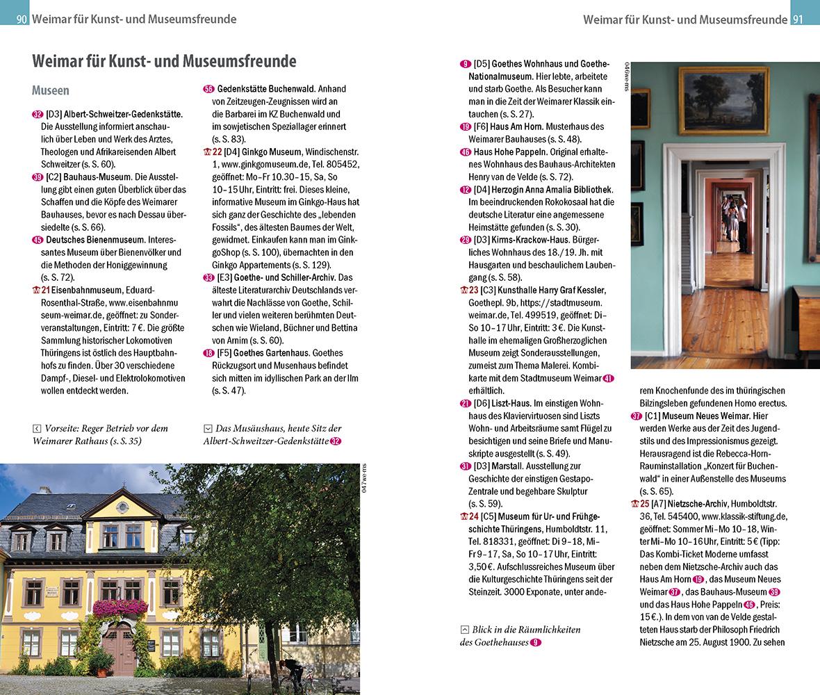 Beispielinhalt (Bild) Reise Know-How CityTrip Weimar
