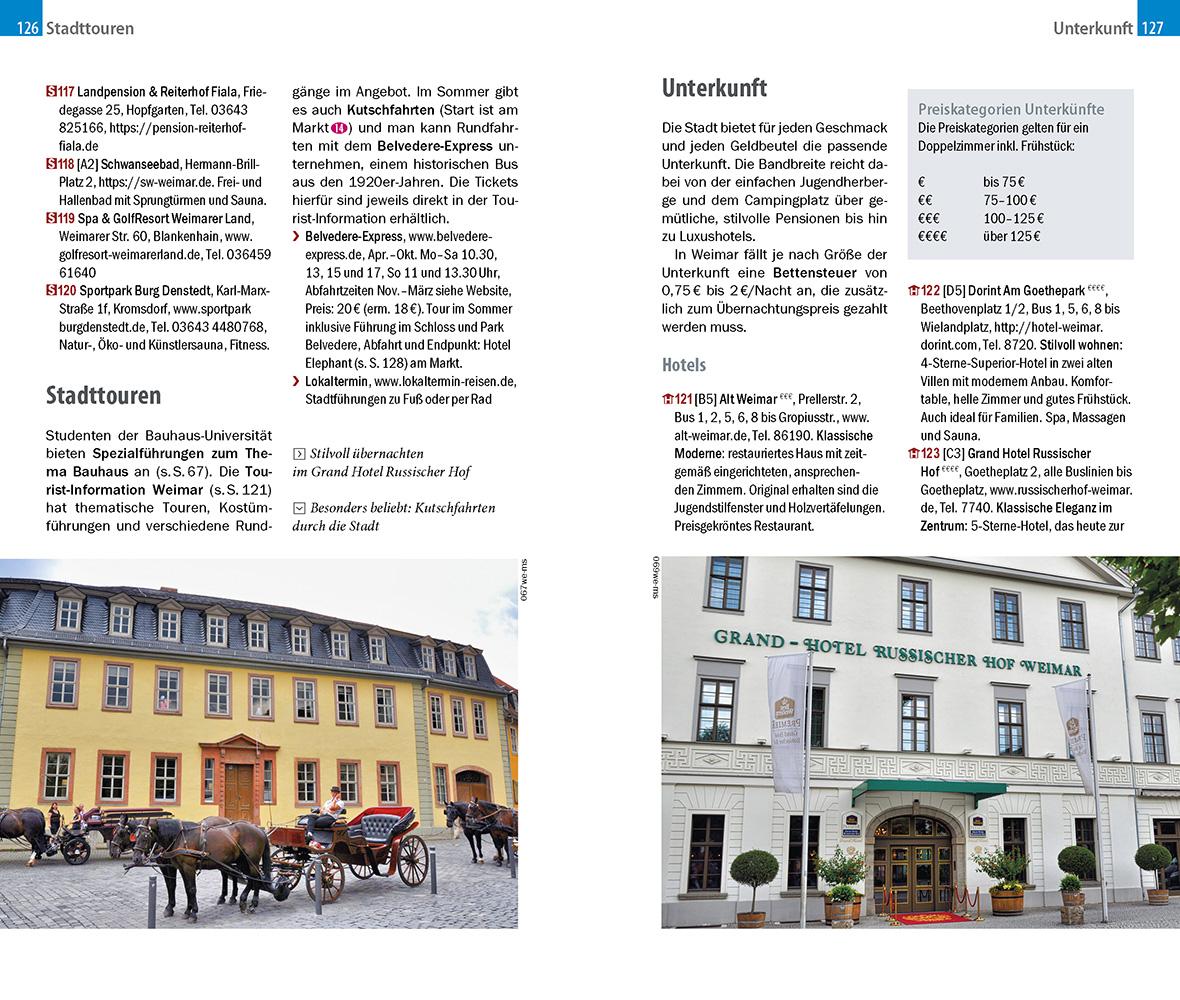 Beispielinhalt (Bild) Reise Know-How CityTrip Weimar
