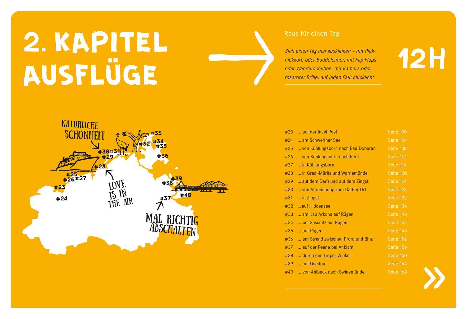 Beispielinhalt (Bild) 52 kleine & große Eskapaden in Mecklenburg-Vorpommern an der Ostsee