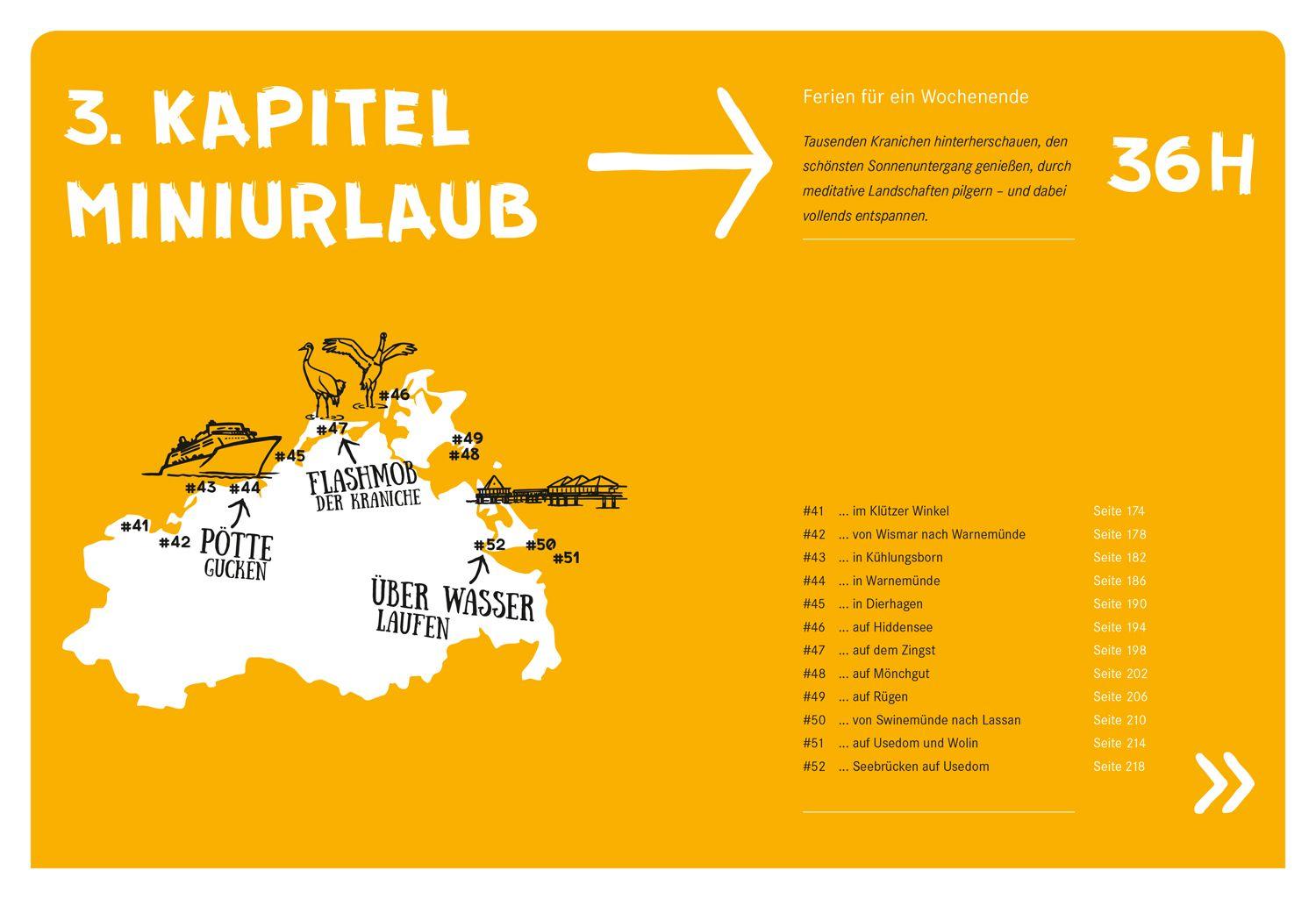 Beispielinhalt (Bild) 52 kleine & große Eskapaden in Mecklenburg-Vorpommern an der Ostsee