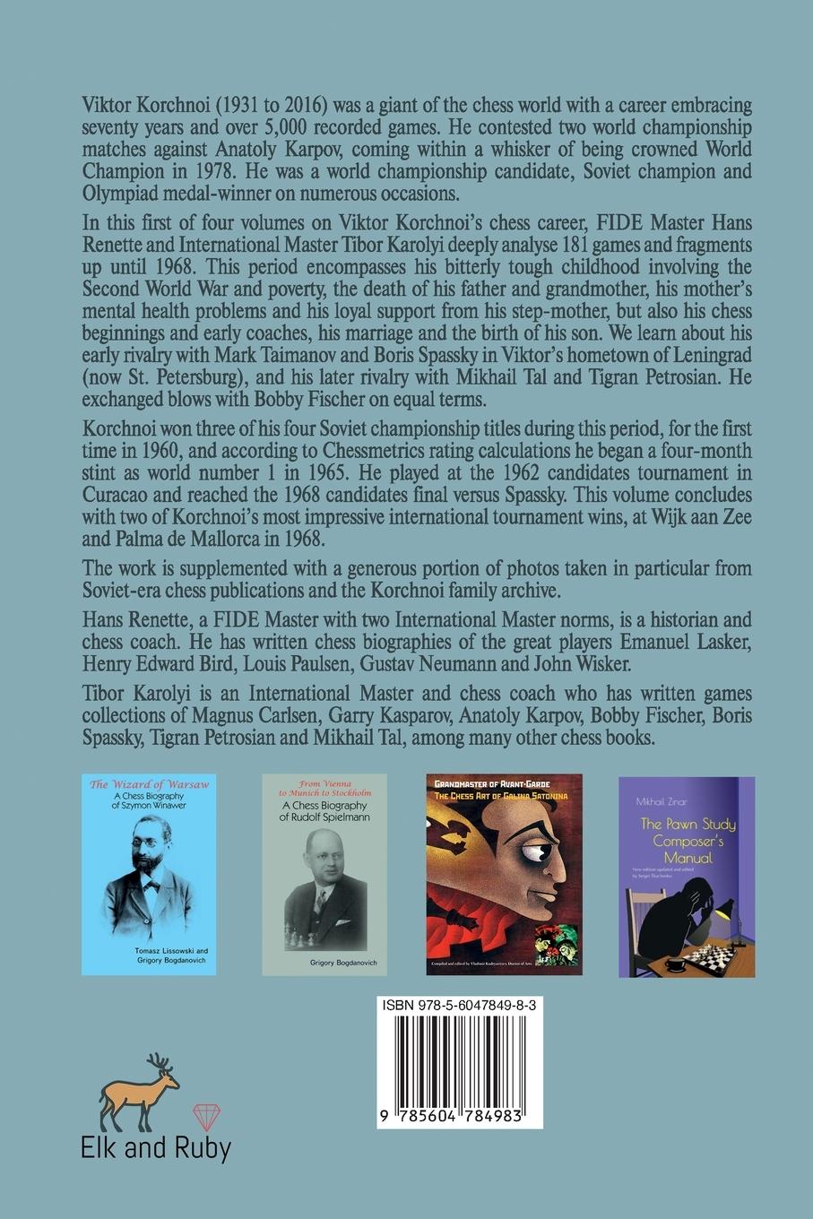 Rückseitencover Korchnoi Year by Year